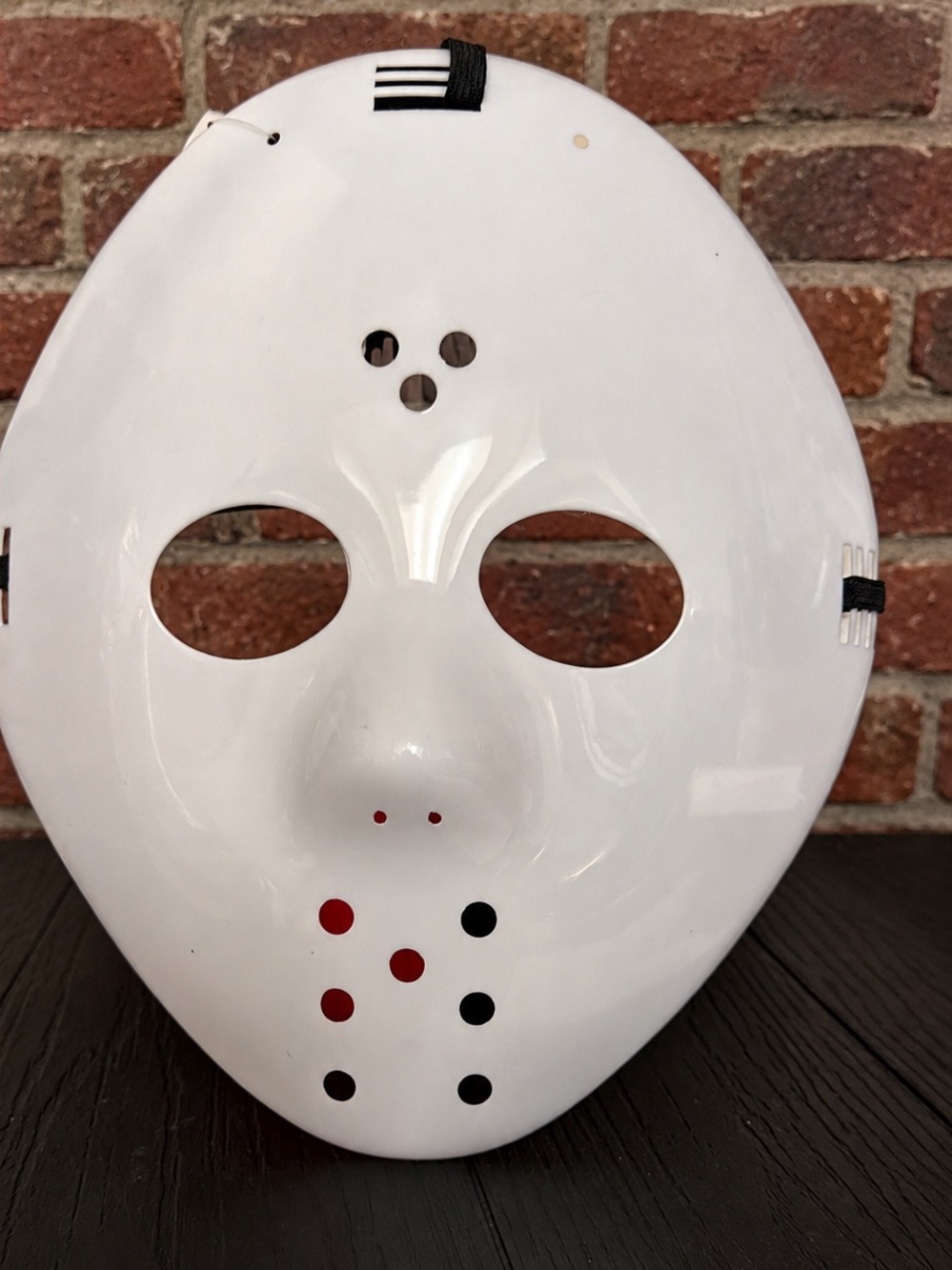 White Decorative Mask Wall Art - White Home Art Accent
